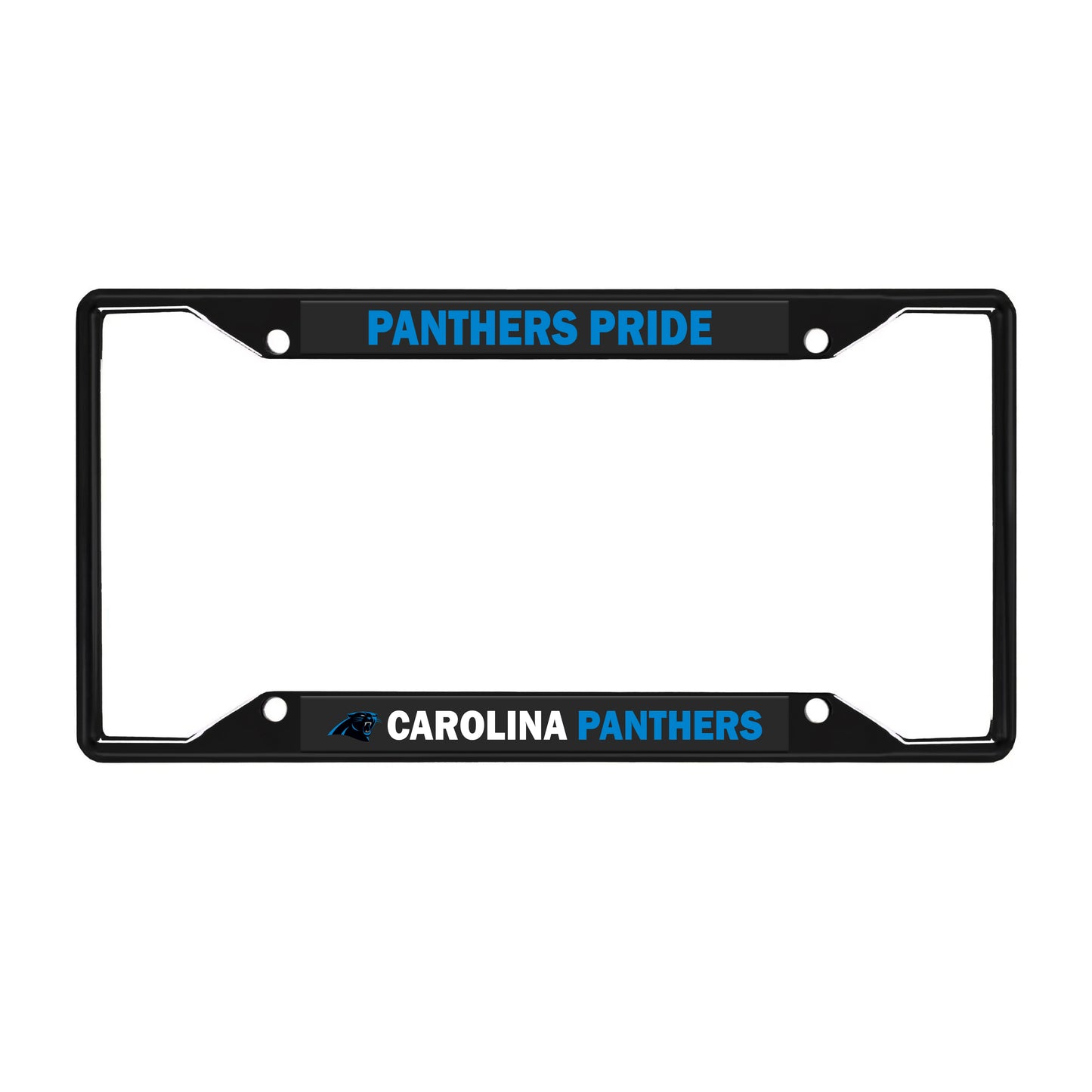 Carolina Panthers License Black Trinity Plate Frame