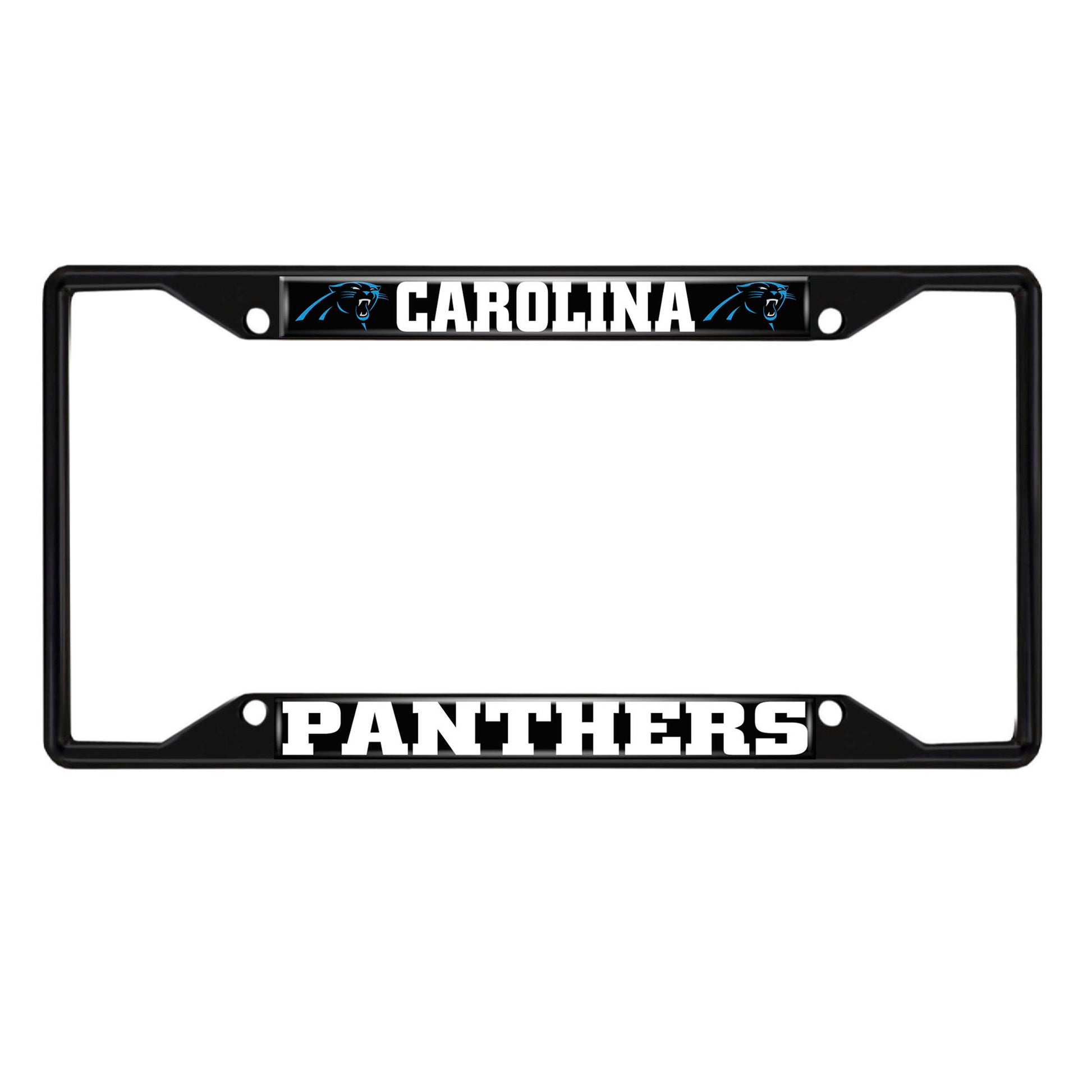 NFL - Carolina Panthers Black License Plate Frame
