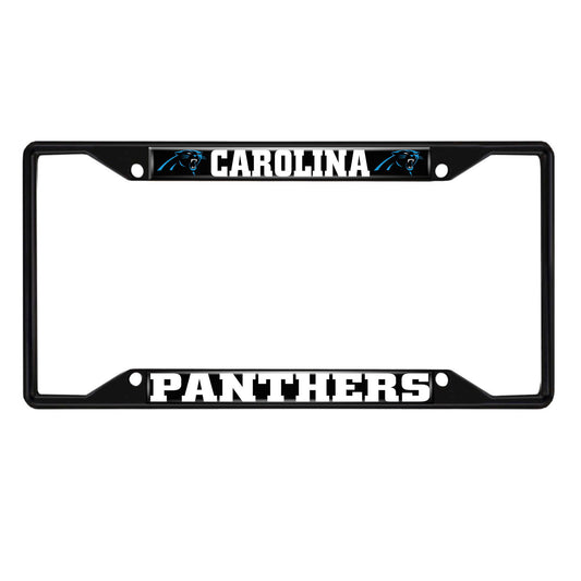 NFL - Carolina Panthers Black License Plate Frame