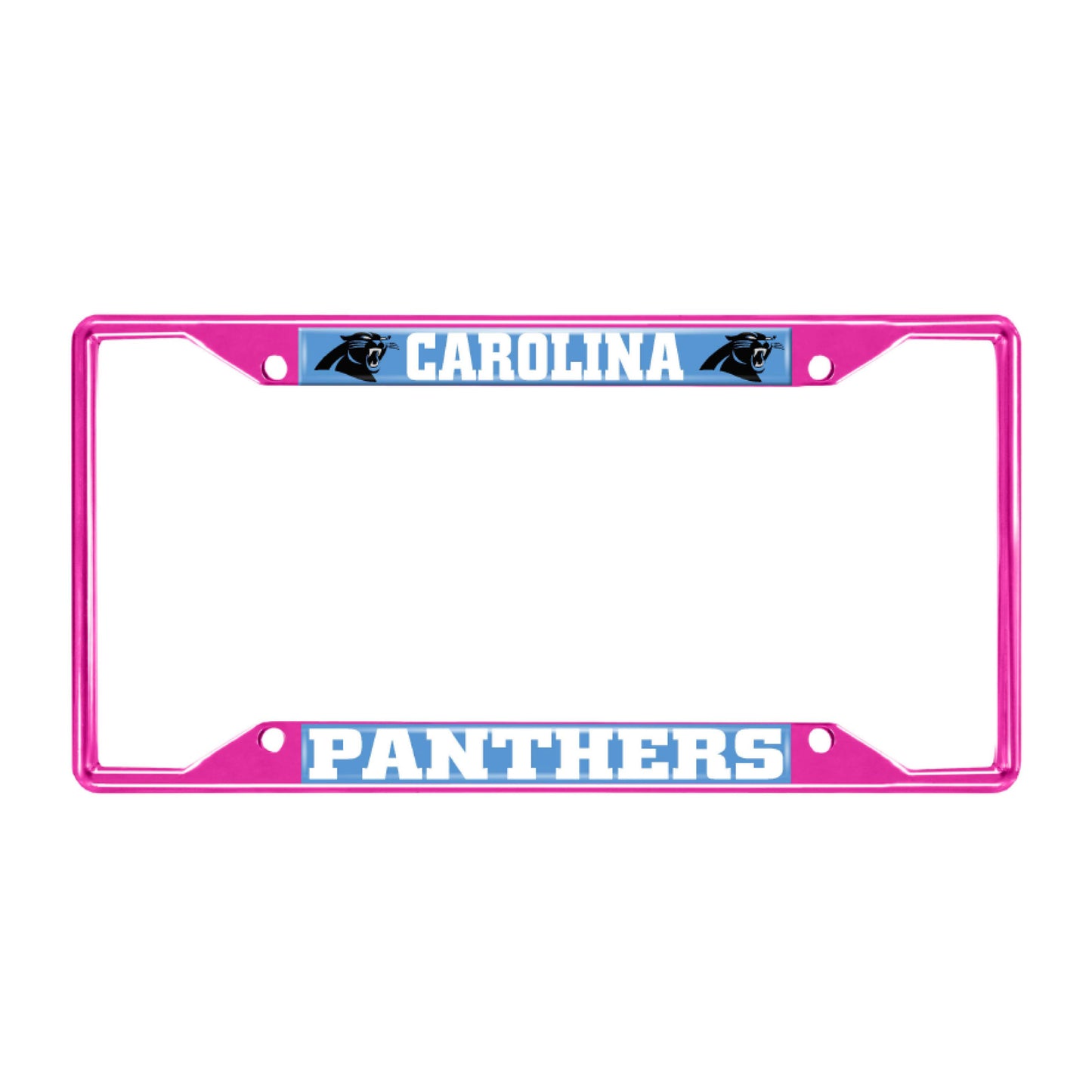 NFL - Carolina Panthers-Pink License Plate Frame