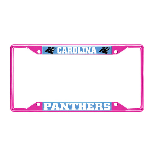 NFL - Carolina Panthers-Pink License Plate Frame
