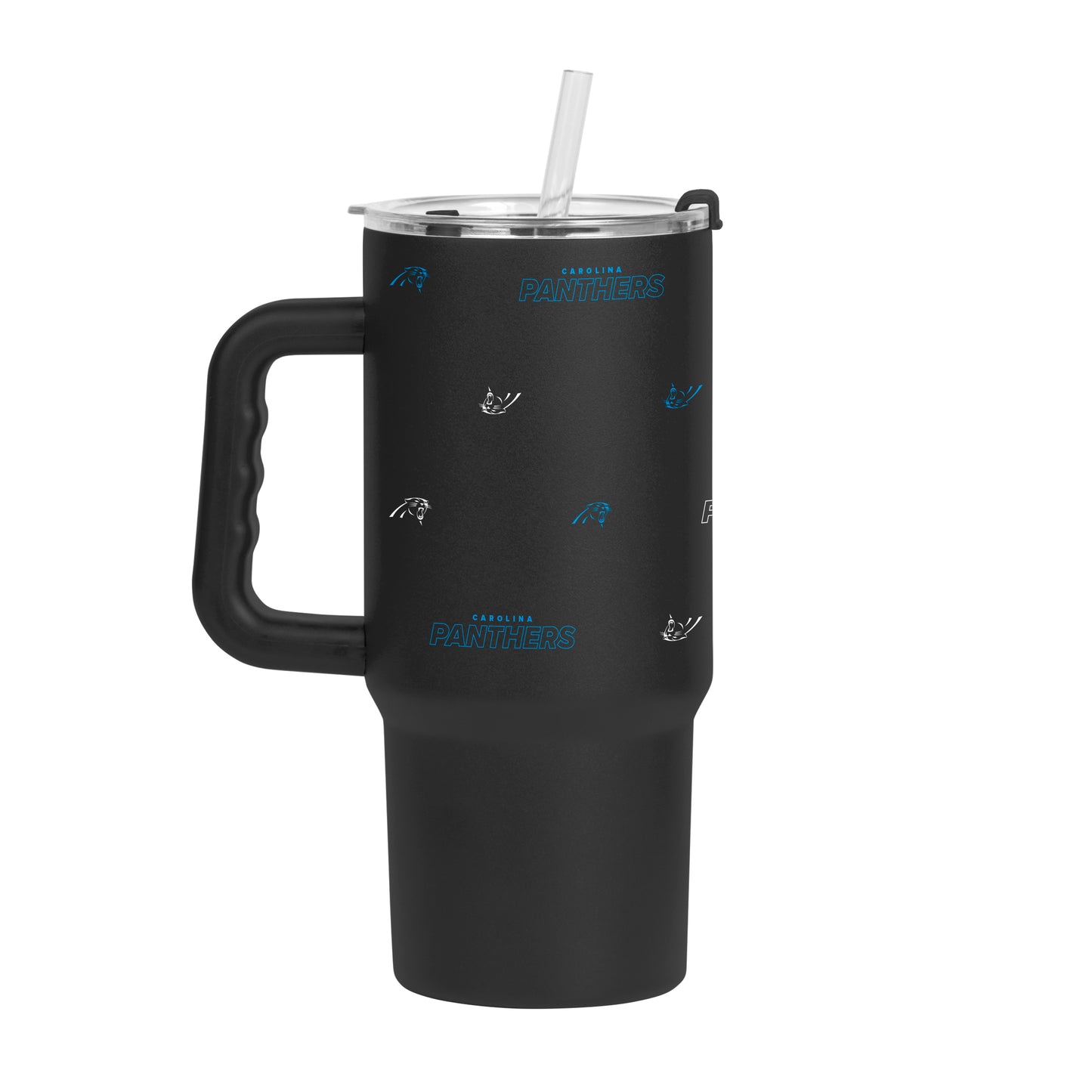 Carolina Panthers 24oz Step And Repeat Tumbler w/Handle