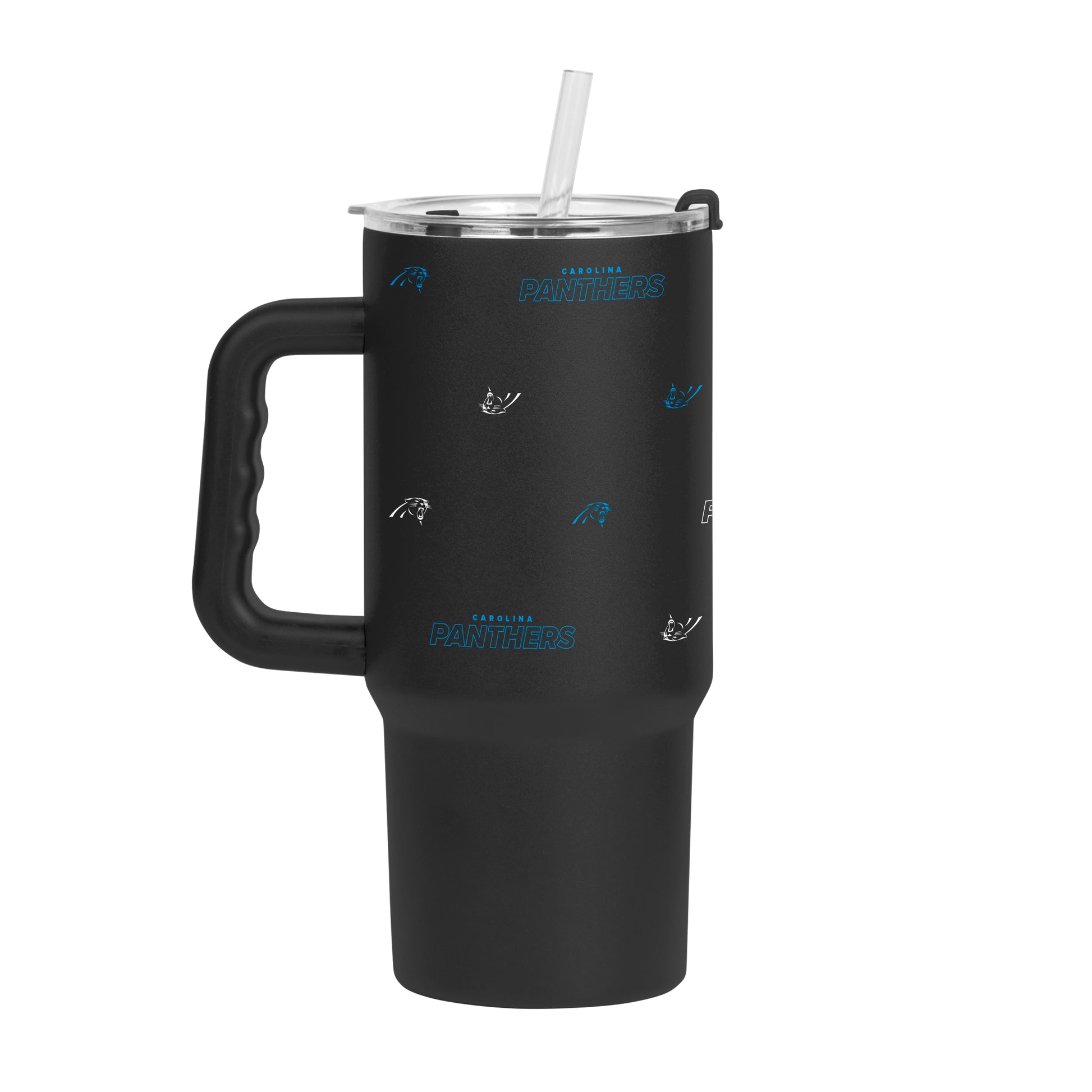 Carolina Panthers 24oz Step And Repeat Tumbler w/Handle