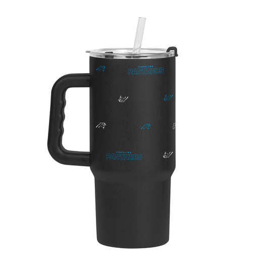 Carolina Panthers 24oz Step And Repeat Tumbler w/Handle