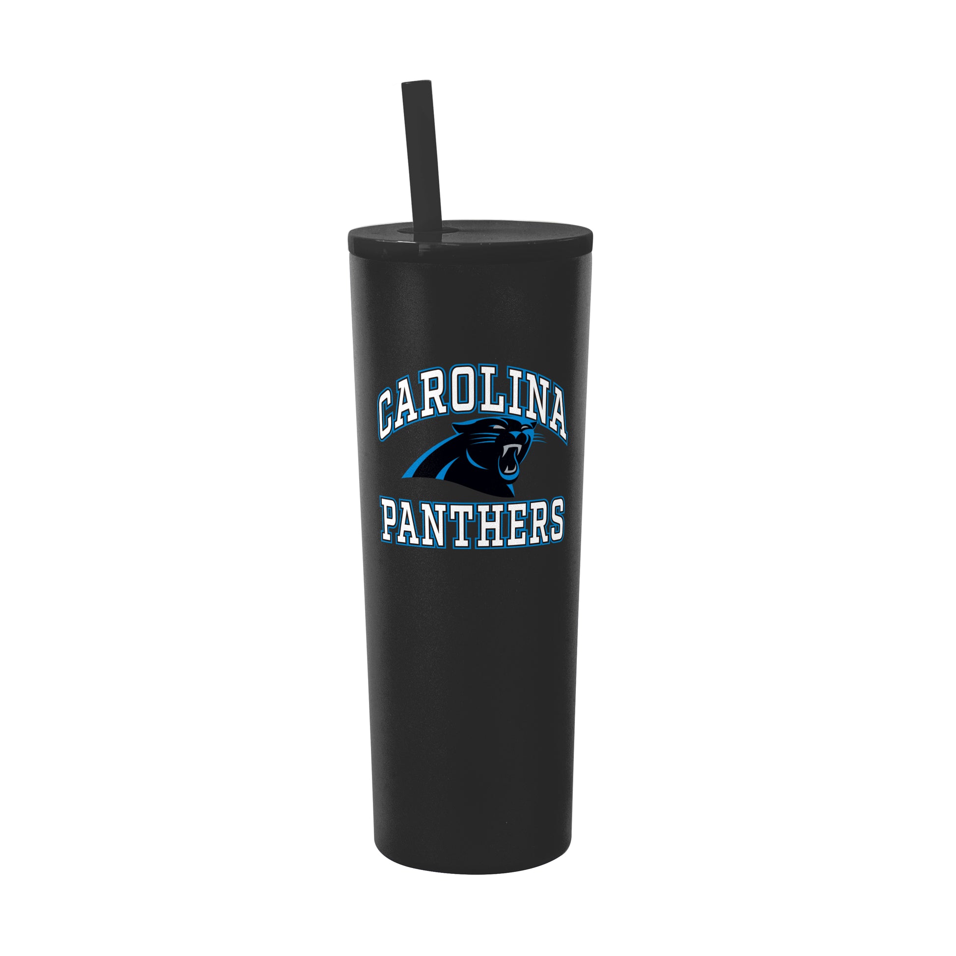 Carolina Panthers 30oz Athletic SS Straw Tumbler