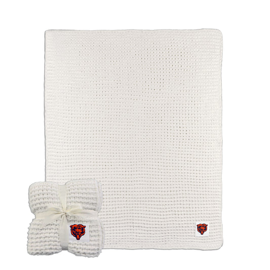 Chicago Bears Cable Knit Throw 50x60
