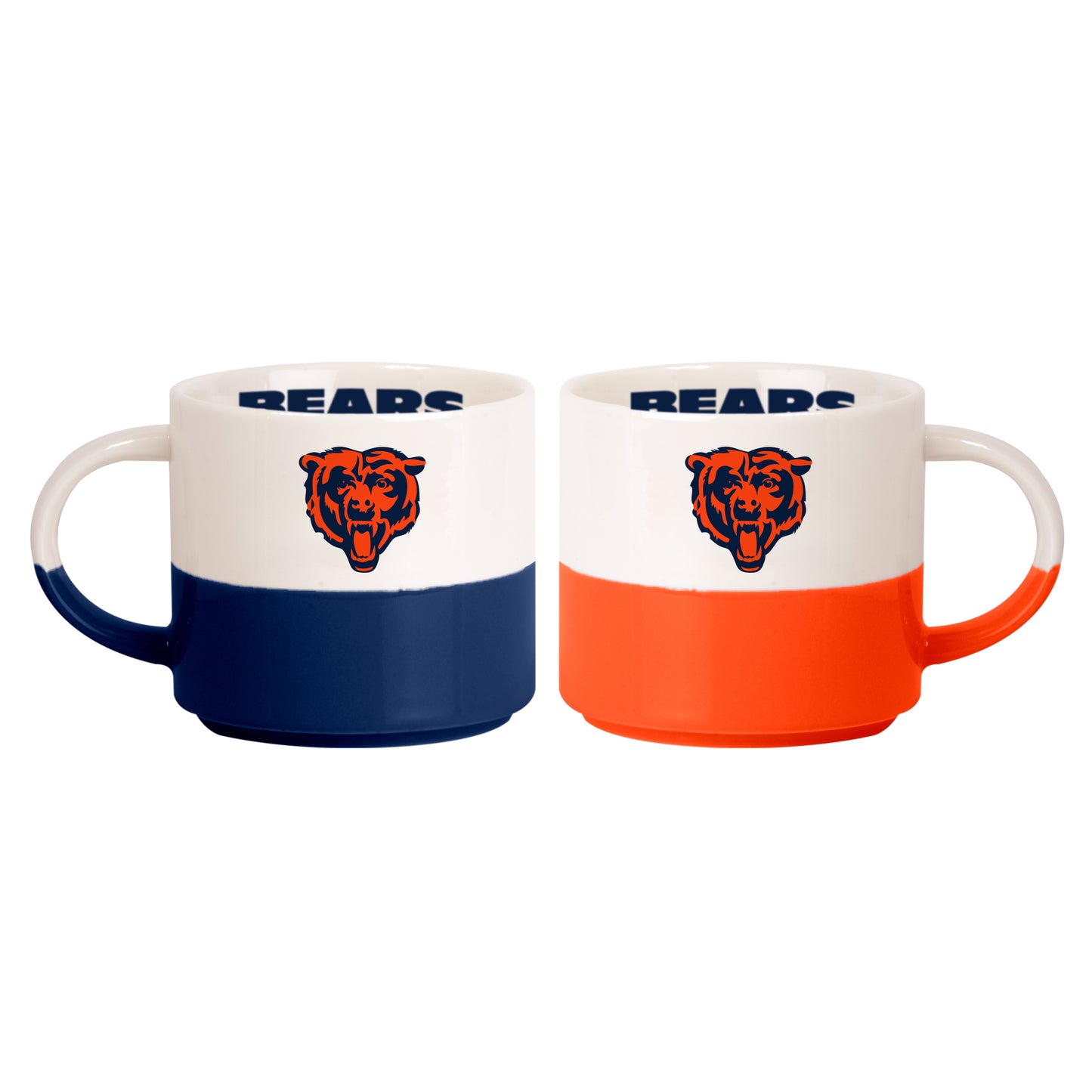 Chicago Bears 15oz Stackable Mug Set