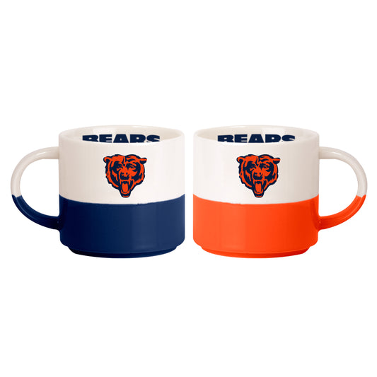 Chicago Bears 15oz Stackable Mug Set