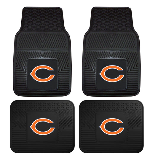 NFL - Chicago Bears 4-pc Vinyl Car Mat Set