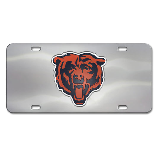 NFL - Chicago Bears Chrome Diecast License Plate