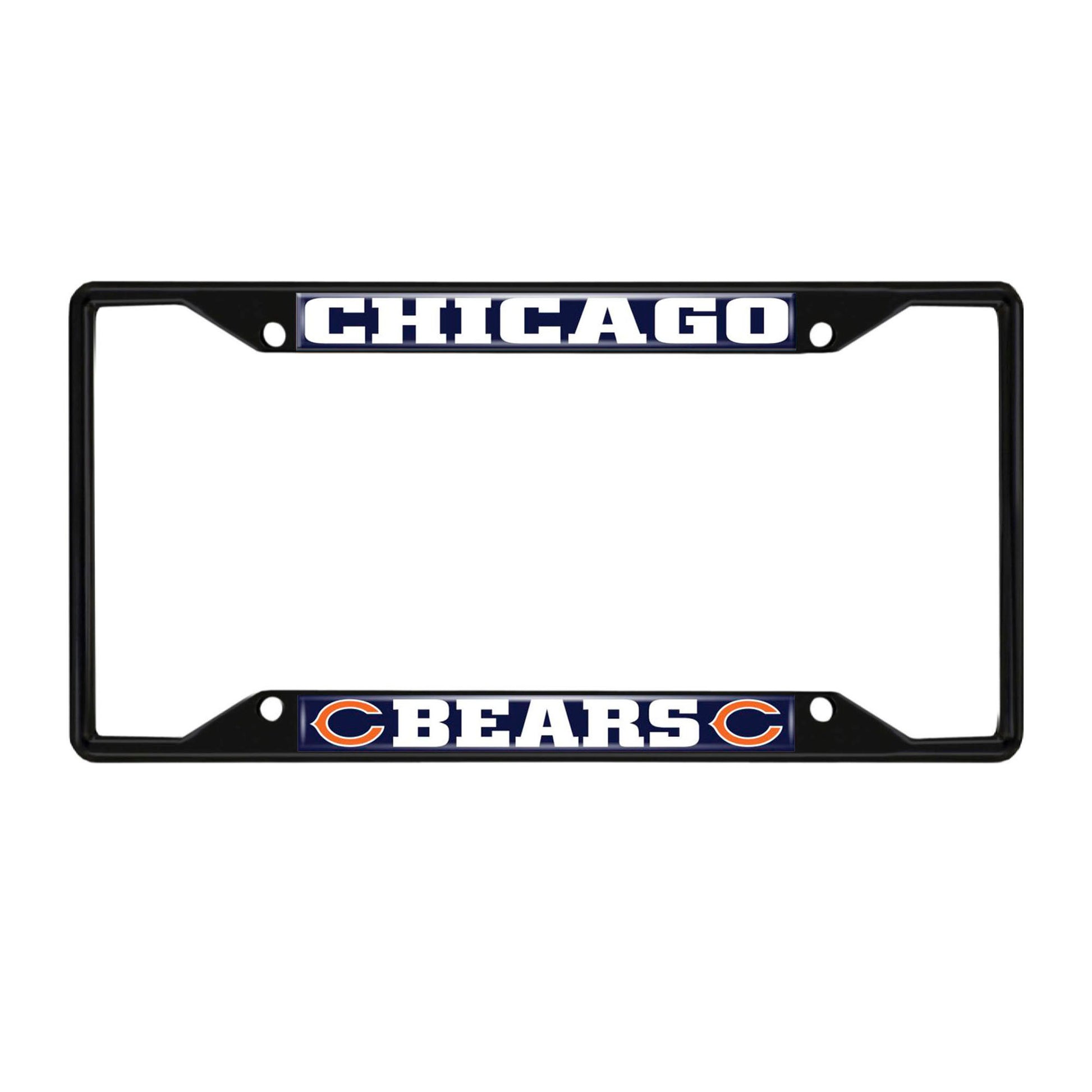 NFL - Chicago Bears Black License Plate Frame