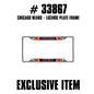TRINITY NFL - Chicago Bears Chrome License Plate Frame