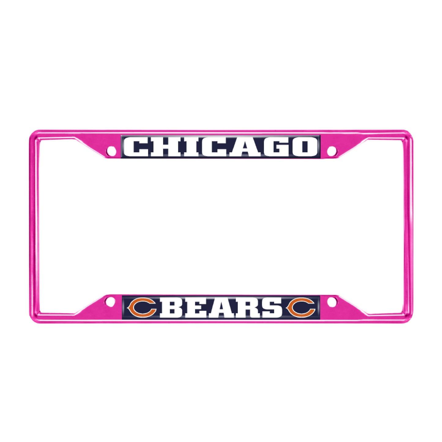 NFL - Chicago Bears-Pink License Plate Frame
