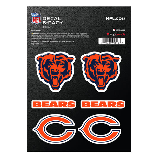 NFL - Chicago Bears DECAL6