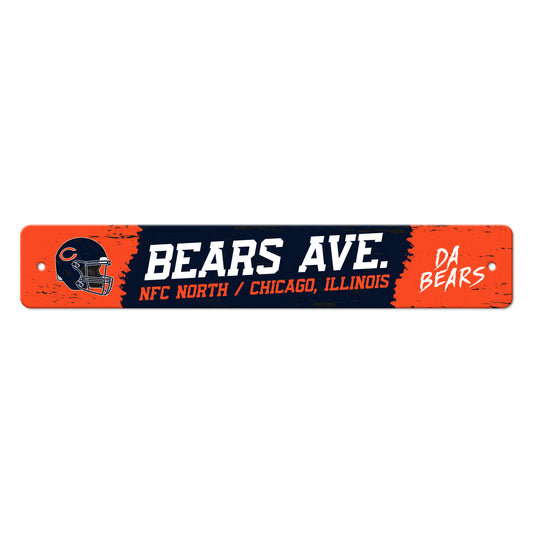 NFL - Chicago Bears Sign Street Flat