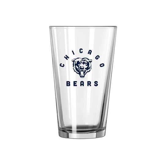 Chicago Bears 16oz Color Archway Pint Glass