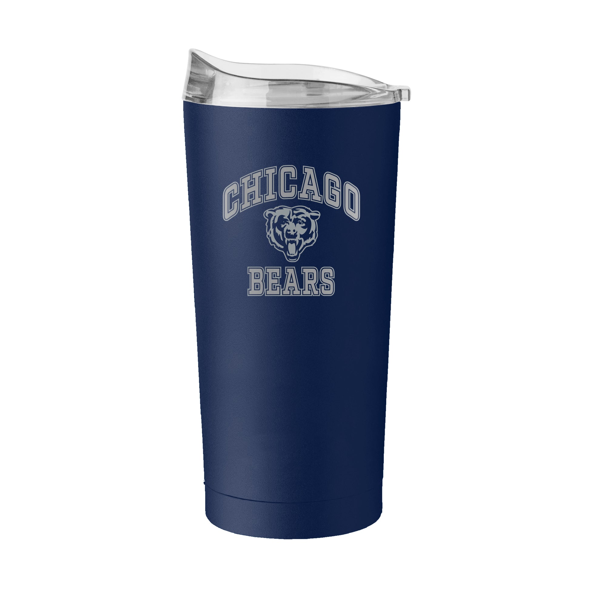 Chicago Bears 20oz Athletic Etch Powder Coat Tumbler