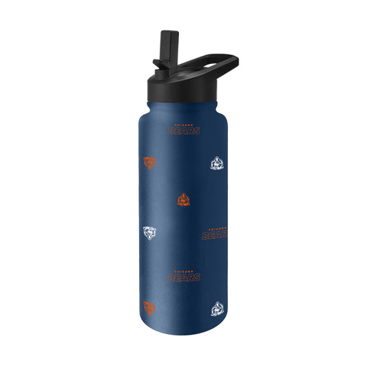 Chicago Bears 34oz Step And Repeat Quencher Bottle