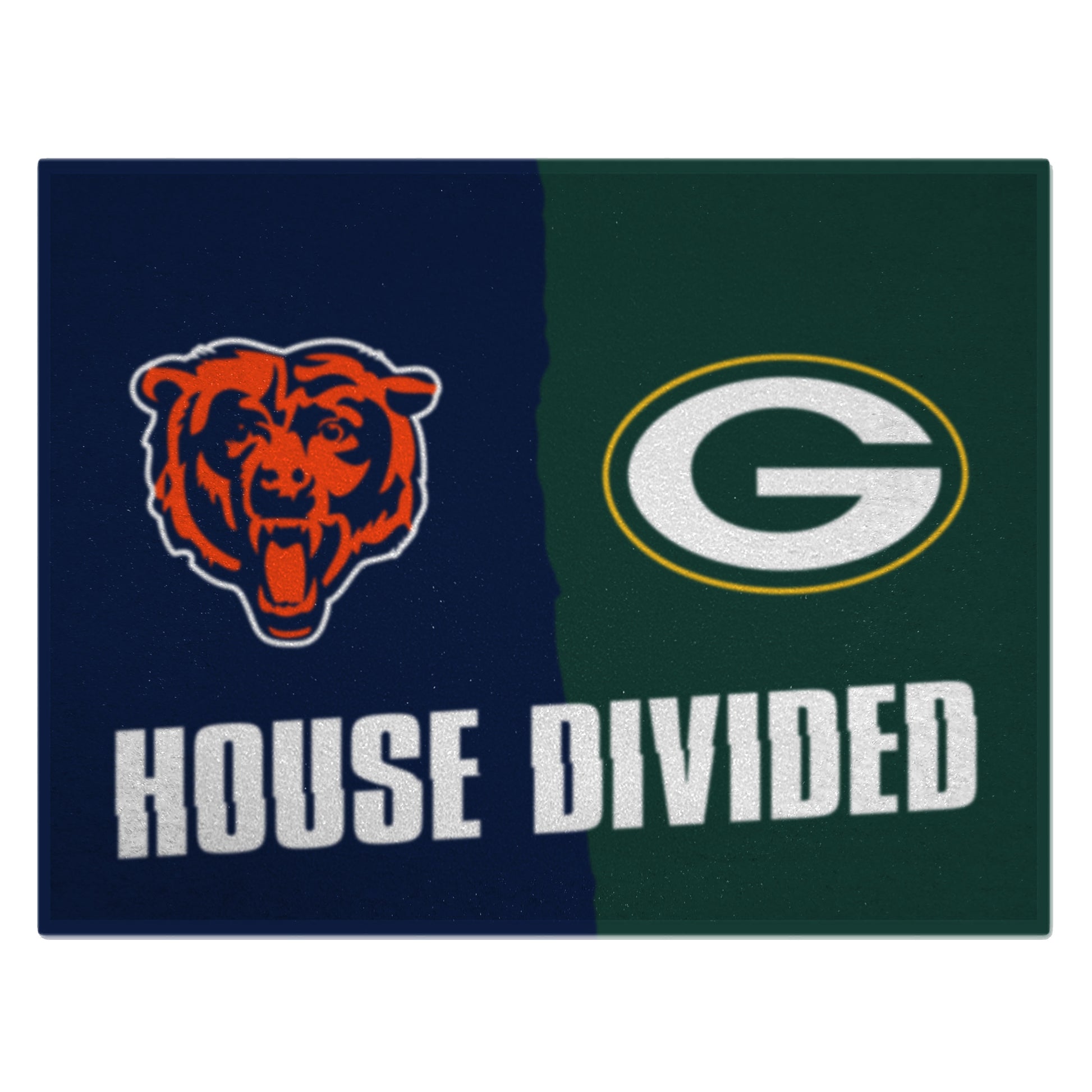 NFL House Divided Mat - Bears / Packers