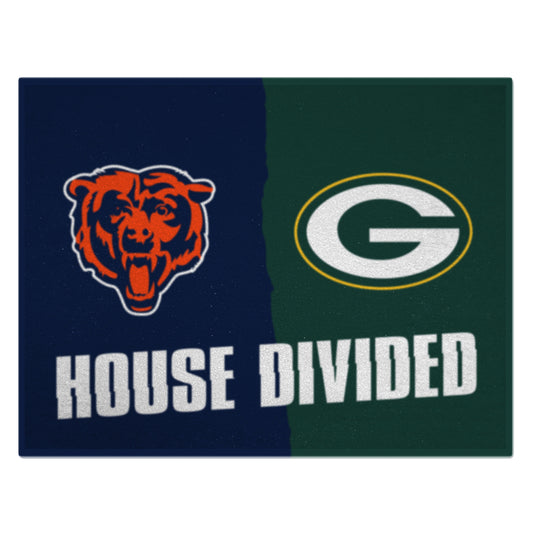 NFL House Divided Mat - Bears / Packers