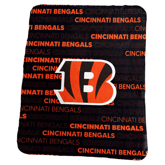 Cincinnati Bengals Classic Fleece Throw