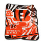 Cincinnati Bengals Swirl Raschel Throw