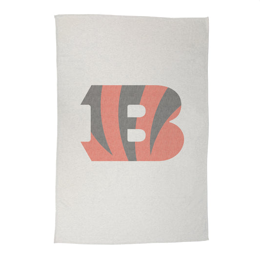 Cincinnati Bengals Oversized Logo Sublimated Sweatshirt Blanket