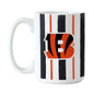 Cincinnati Bengals 15oz Brushstroke Sublimated Mug