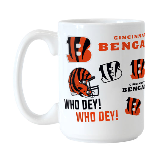Cincinnati Bengals 15oz Native Sublimated Mug