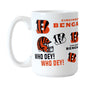Cincinnati Bengals 15oz Native Sublimated Mug