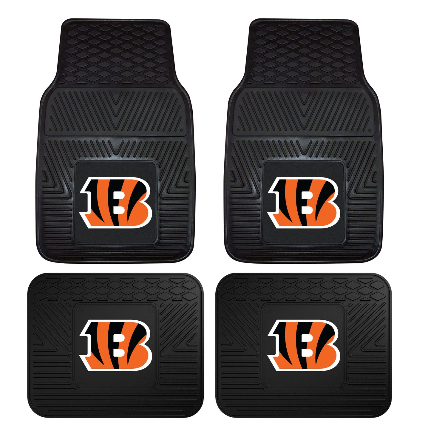 NFL - Cincinnati Bengals 4-pc Vinyl Car Mat Set