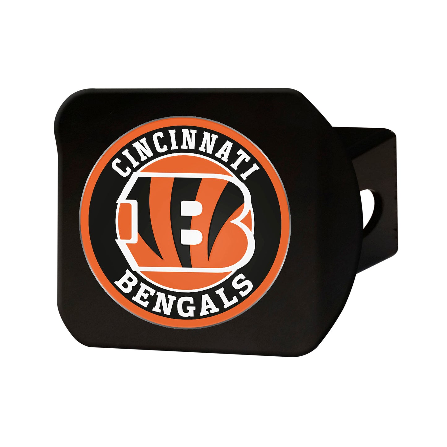 TRINITY NFL - Cincinnati Bengals Color on Black Hitch Cover