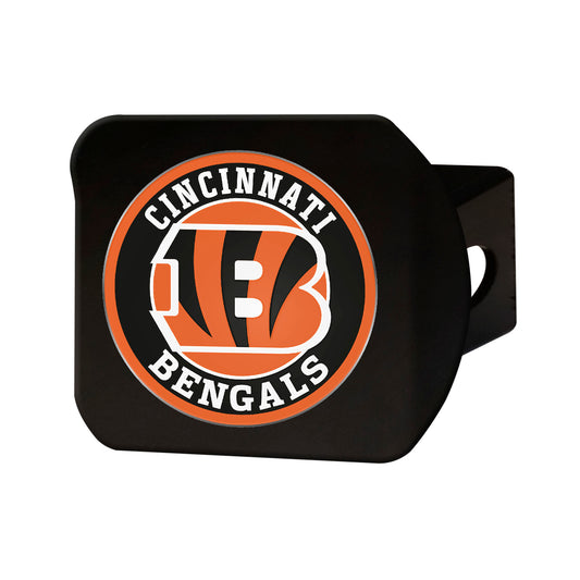 TRINITY NFL - Cincinnati Bengals Color on Black Hitch Cover