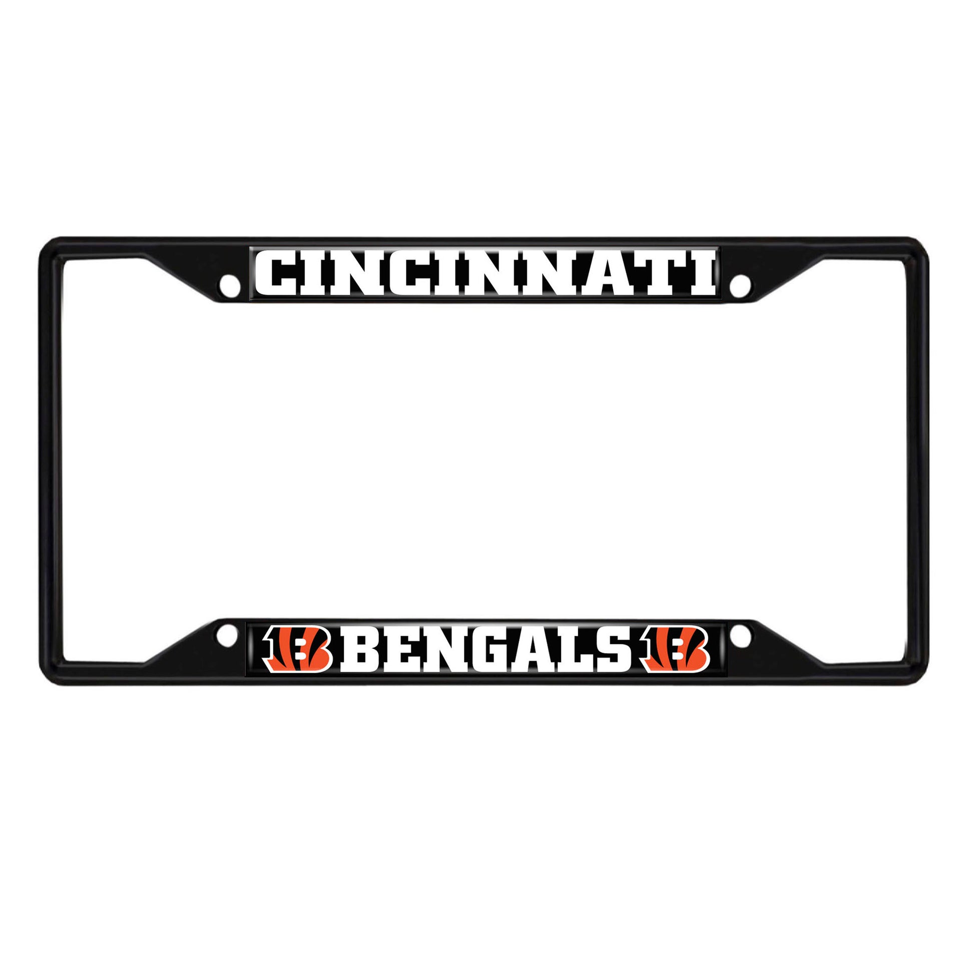NFL - Cincinnati Bengals Black License Plate Frame