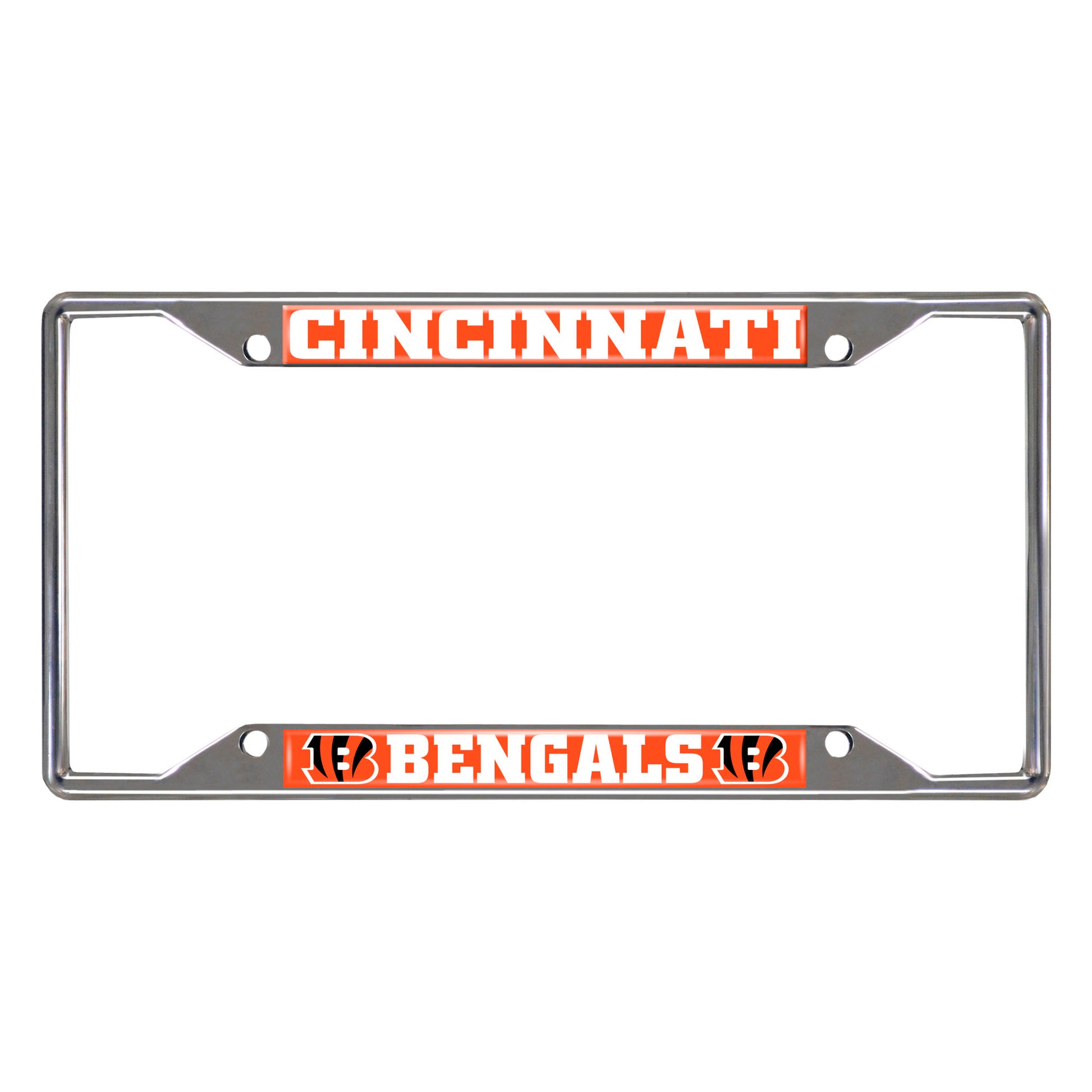 NFL - Cincinnati Bengals Chrome License Plate Frame