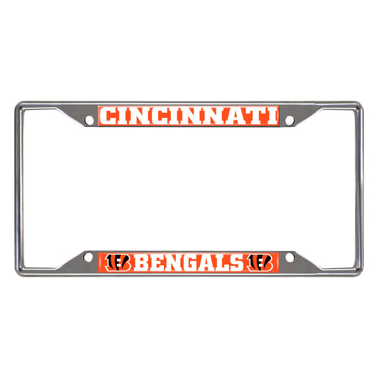 NFL - Cincinnati Bengals Chrome License Plate Frame