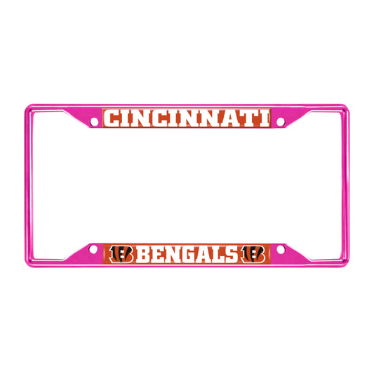 NFL - Cincinnati Bengals-Pink License Plate Frame