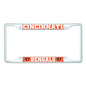 NFL - Cincinnati Bengals-White License Plate Frame
