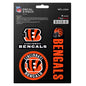 Cincinnati Bengals Decal Stickers 3 Pack