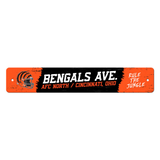 NFL - Cincinnati Bengals Sign Street Flat