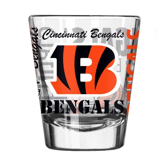 Cincinnati Bengals Alternate 2oz Spirit Shot Glass