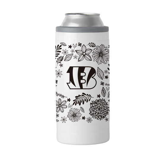 Cincinnati Bengals 12oz Botanical Slim Can Coolie