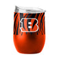Cincinnati Bengals 16oz Tiger Stripes Powder Coat Curved Bev