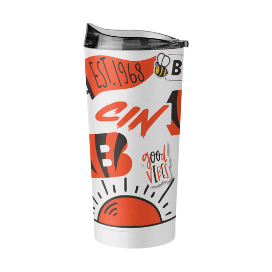Cincinnati Bengals 20oz Native Powder Coat Tumbler