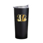Cincinnati Bengals Black 20oz Foil Powder Coat Tumbler