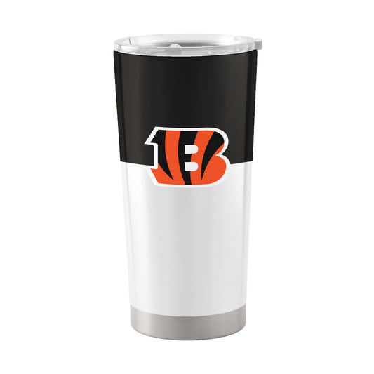 Cincinnati Bengals 20oz Colorblock Stainless Tumbler