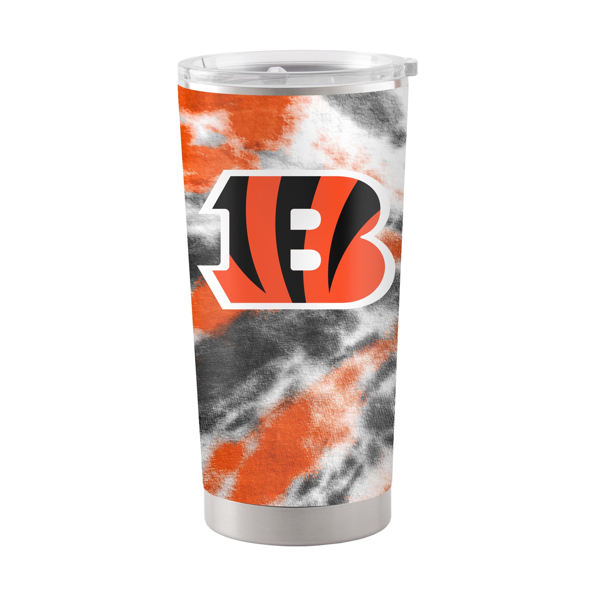 Cincinnati Bengals 20oz Tie Dye Stainless Steel Tumbler