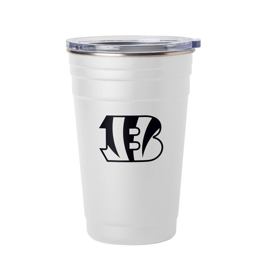 Cincinnati Bengals 22oz White Stainless Cup