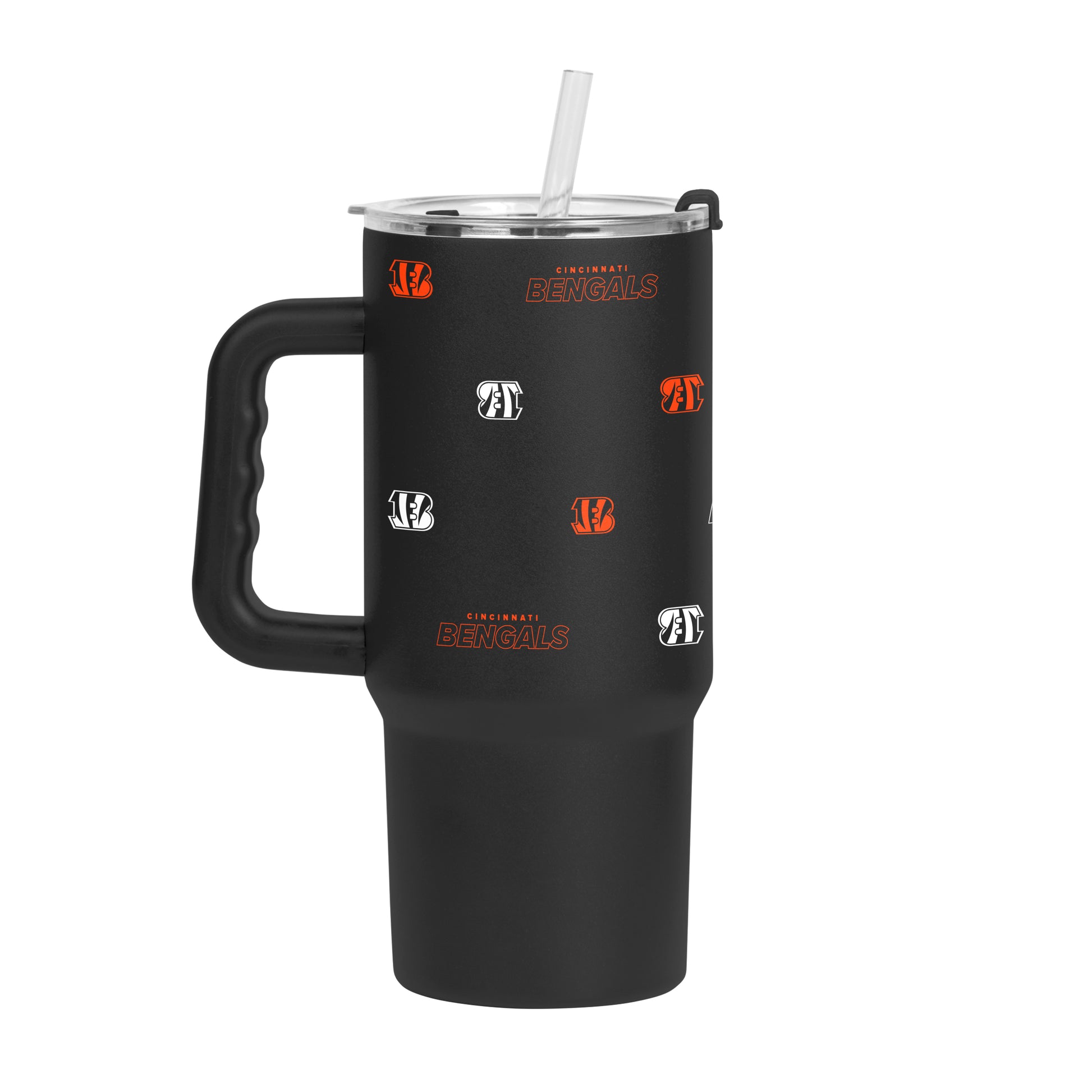 Cincinnati Bengals 24oz Step And Repeat Tumbler w/Handle