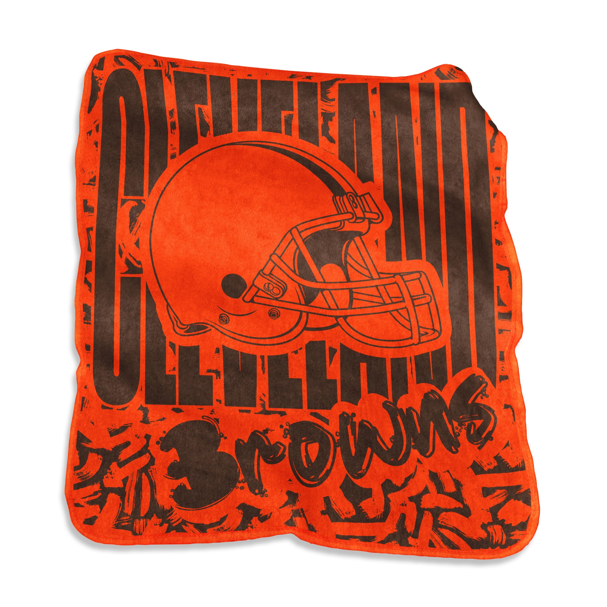 Cleveland Browns Raschel Dunhams 2025 Stroke Design Throw